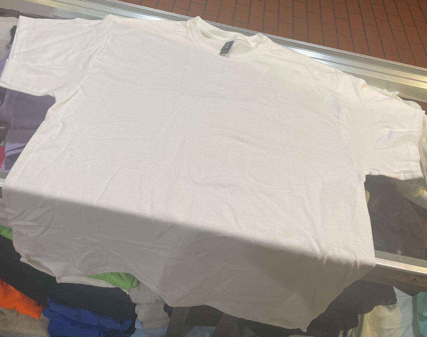 WHITE T-SHIRT ( SHORT SLEEVE )