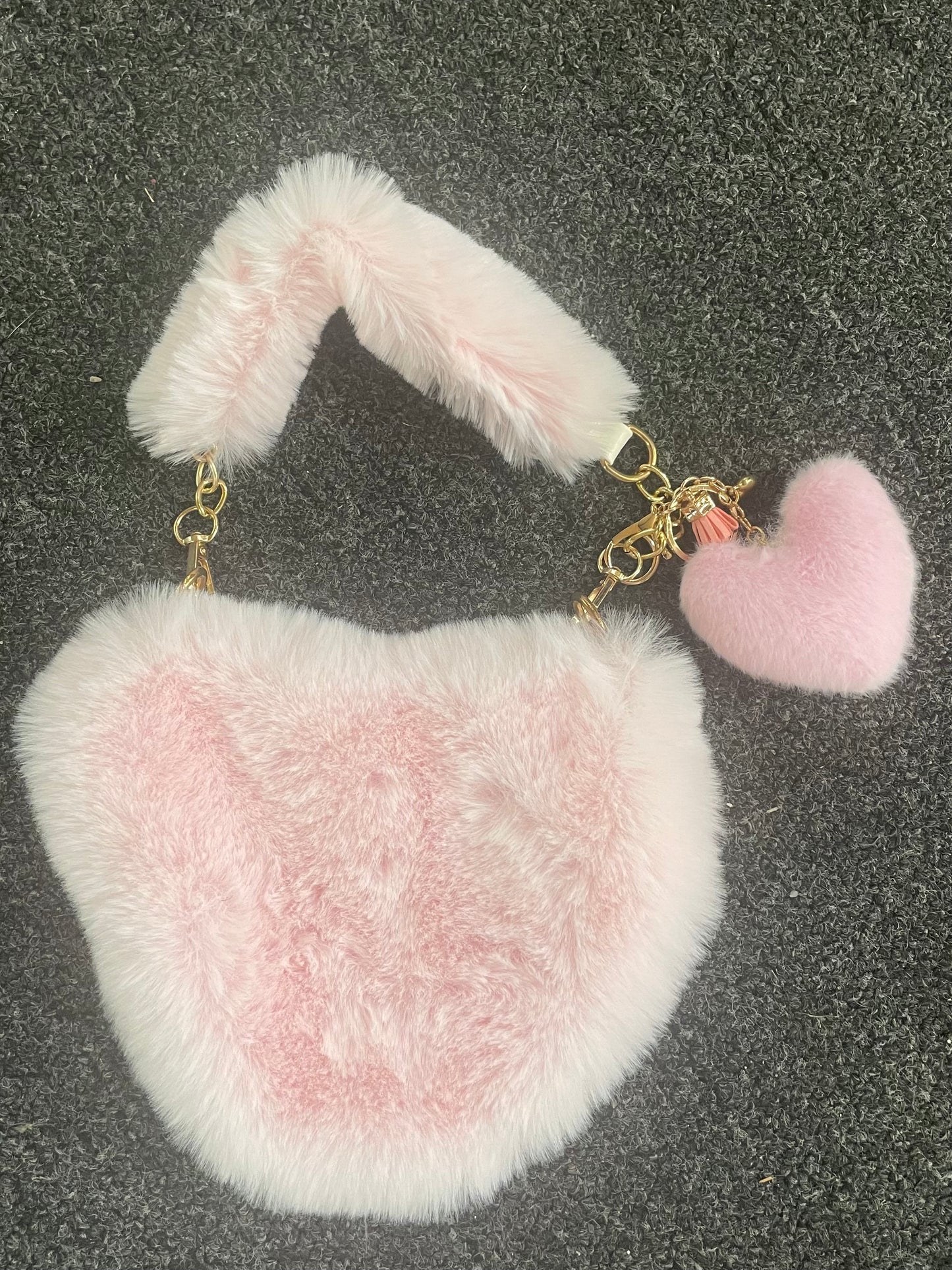 Heart ( Plush ) Purse