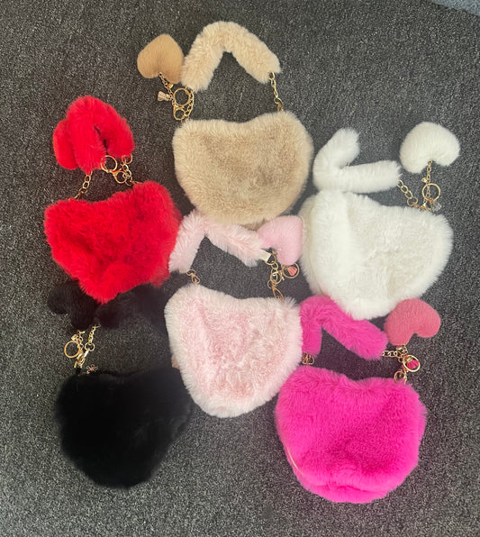 Heart ( Plush ) Purse
