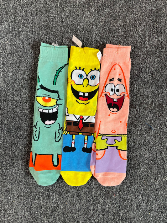 SpongeBob & Friends Socks ( long )