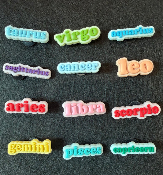 Zodiac CROC CHARMS