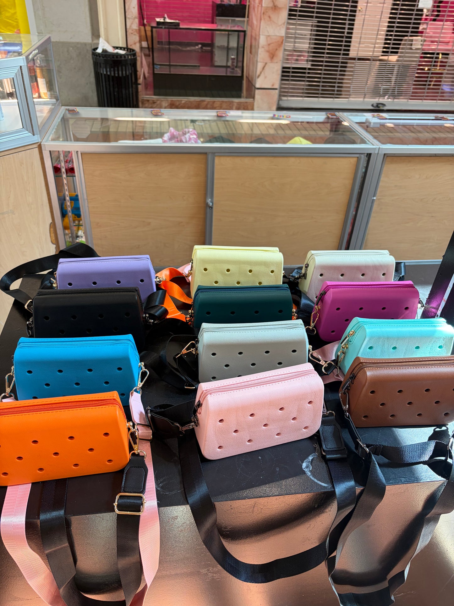 Croc Charm Purses