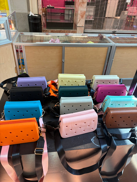 Croc Charm Purses