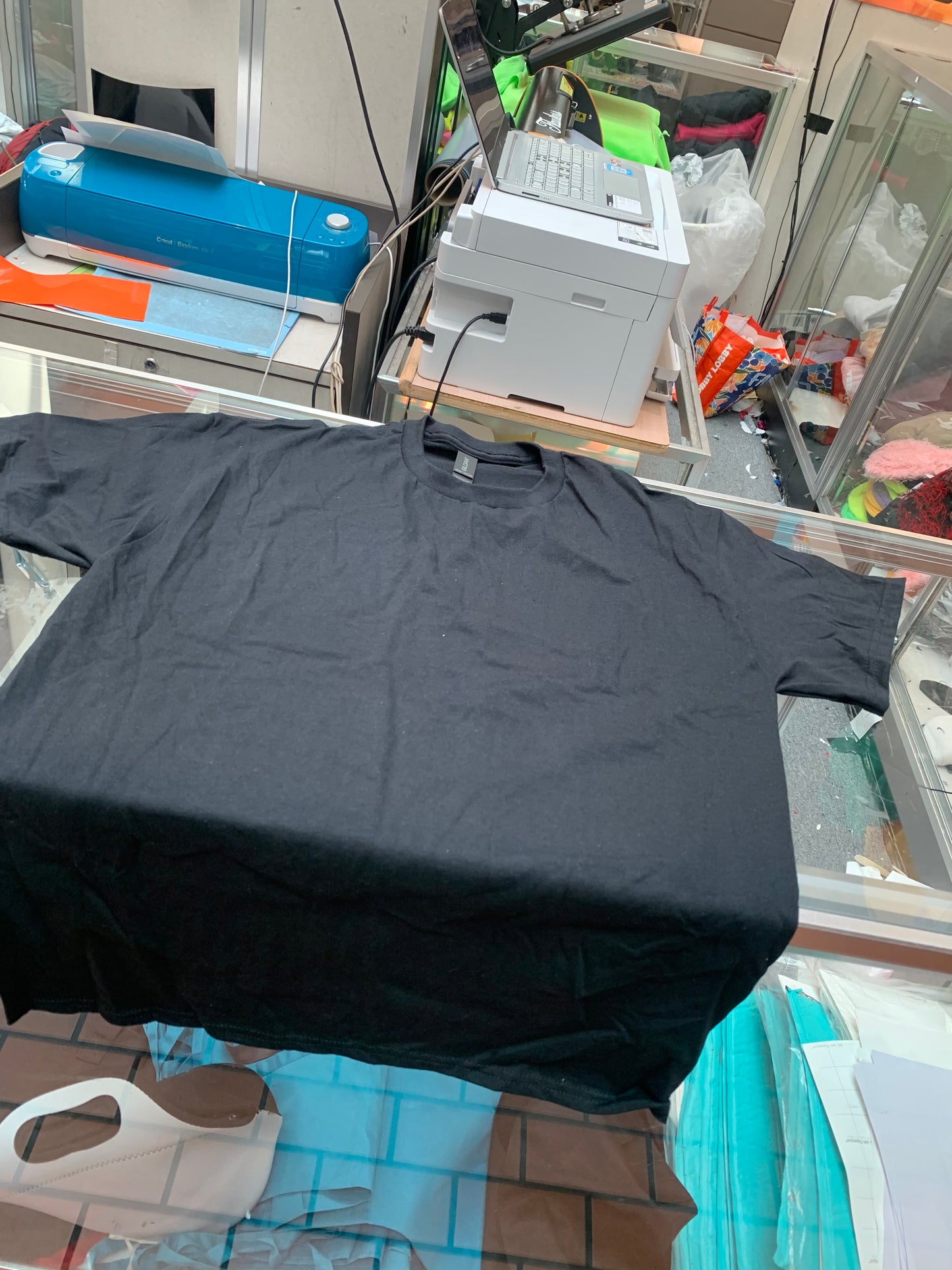 Black T-SHIRT ( SHORT SLEEVE )