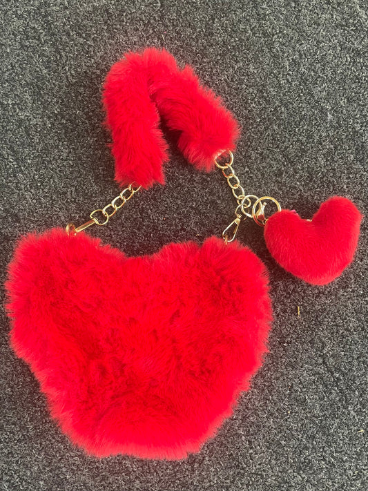 Heart ( Plush ) Purse