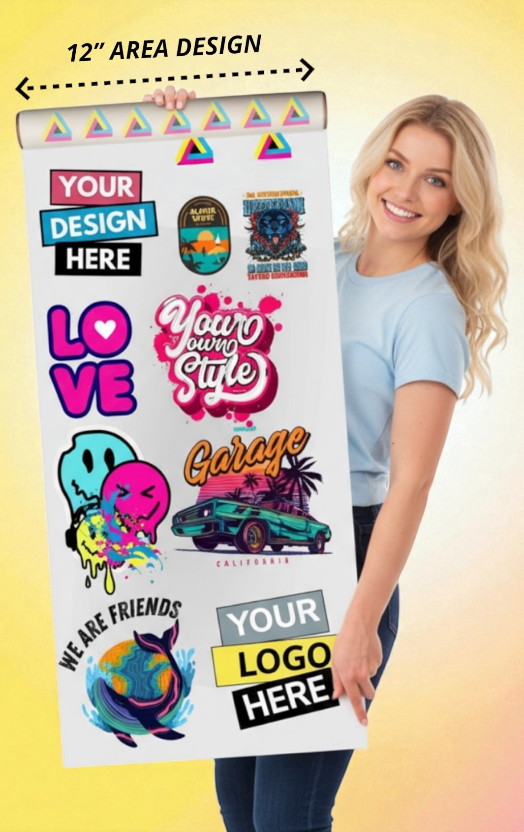 DTF Gang Sheet - Upload Your Own File 12"